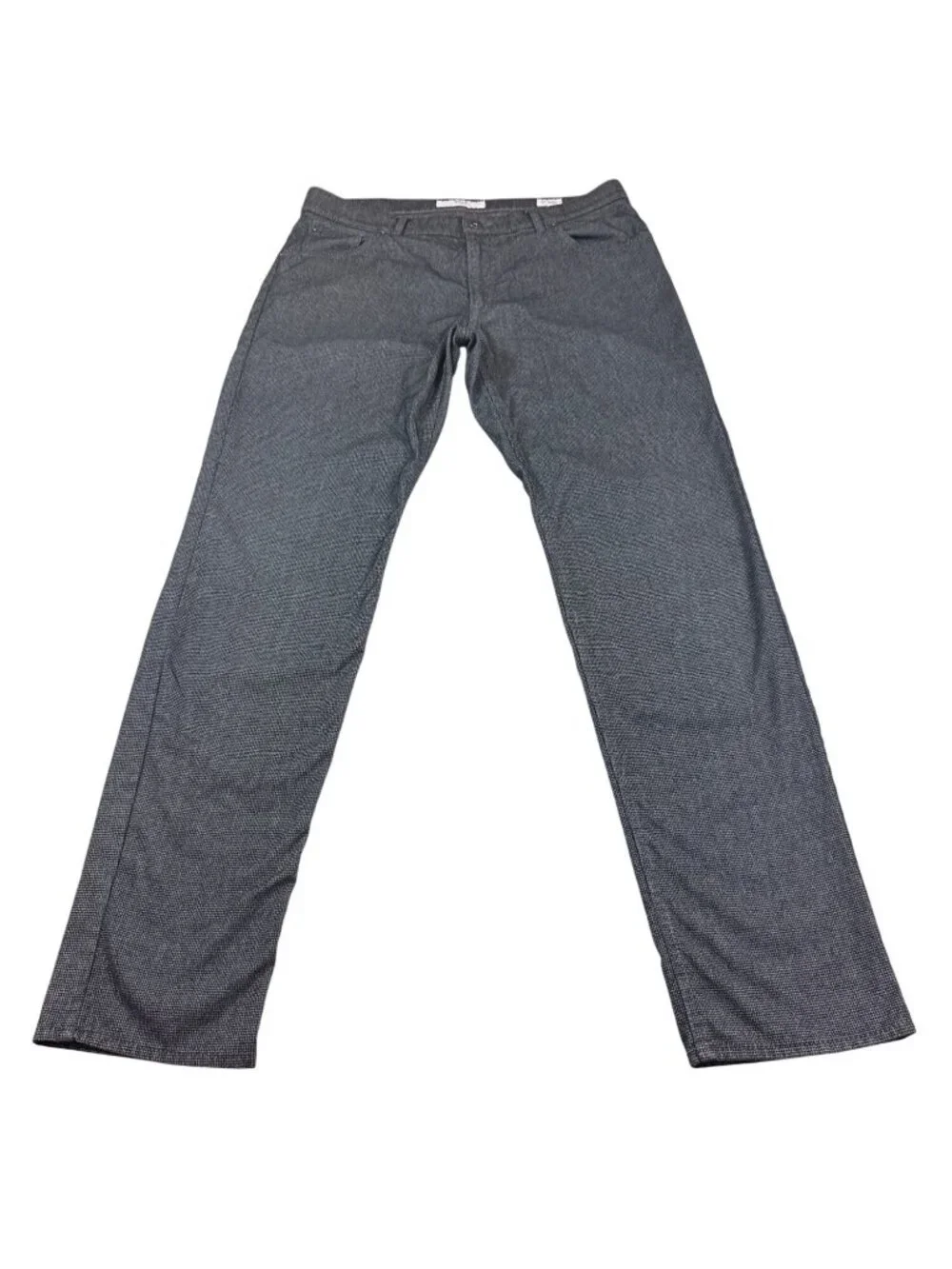 Brax Mens Modern Fit Chuck Pants Size 34/32 Gray Checkered 50 (FF660)